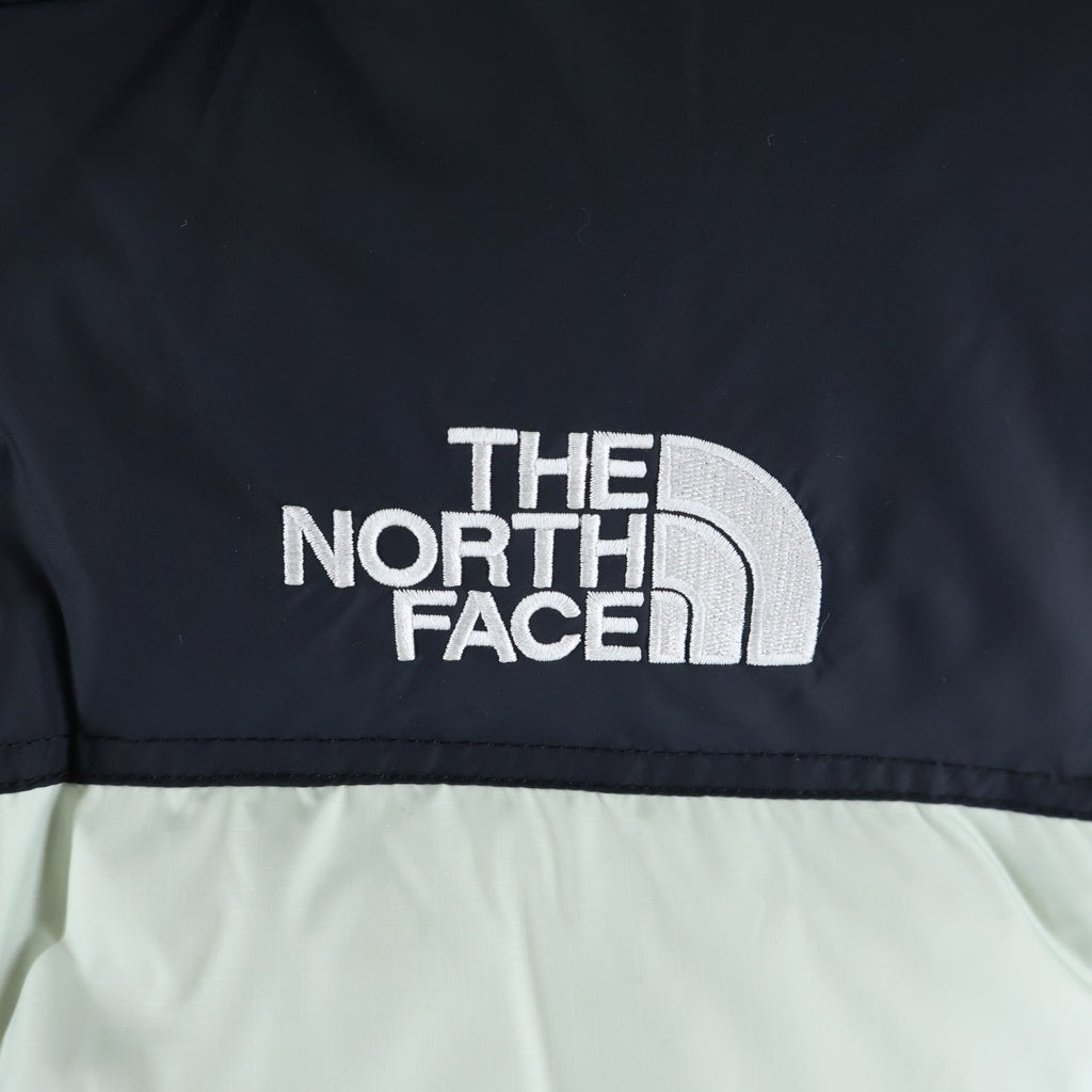 THE NORTH FACE(ザノースフェイス) 1996 RETRO NUPTSE DOWN VEST レトロ ヌプシ ジップアップ ダウンベスト フロントロゴ刺繍 ホワイト NF0A3JQQ