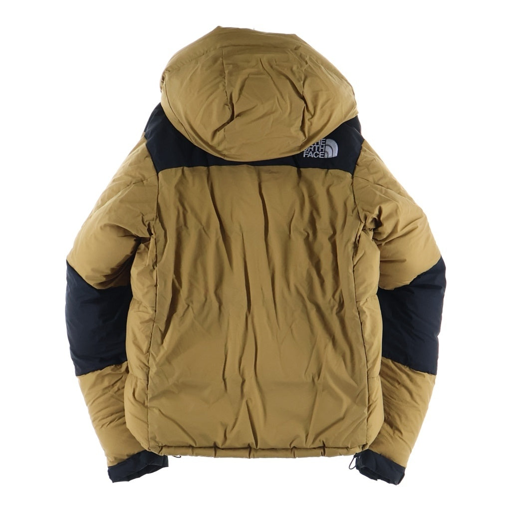 THE NORTH FACE(ザノースフェイス) BALTRO LIGHT JACKET バルトロライト フーデッド ダウンジャケット フロントロゴ刺繍 ベージュ ND91950