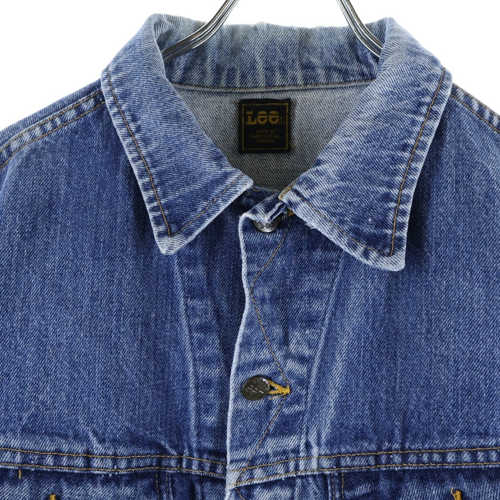 LEE(リー) 80S Vinteage Denimu Jacket 四角黒タグ カナダ製 ビンテージ デニムジャケット インディゴ