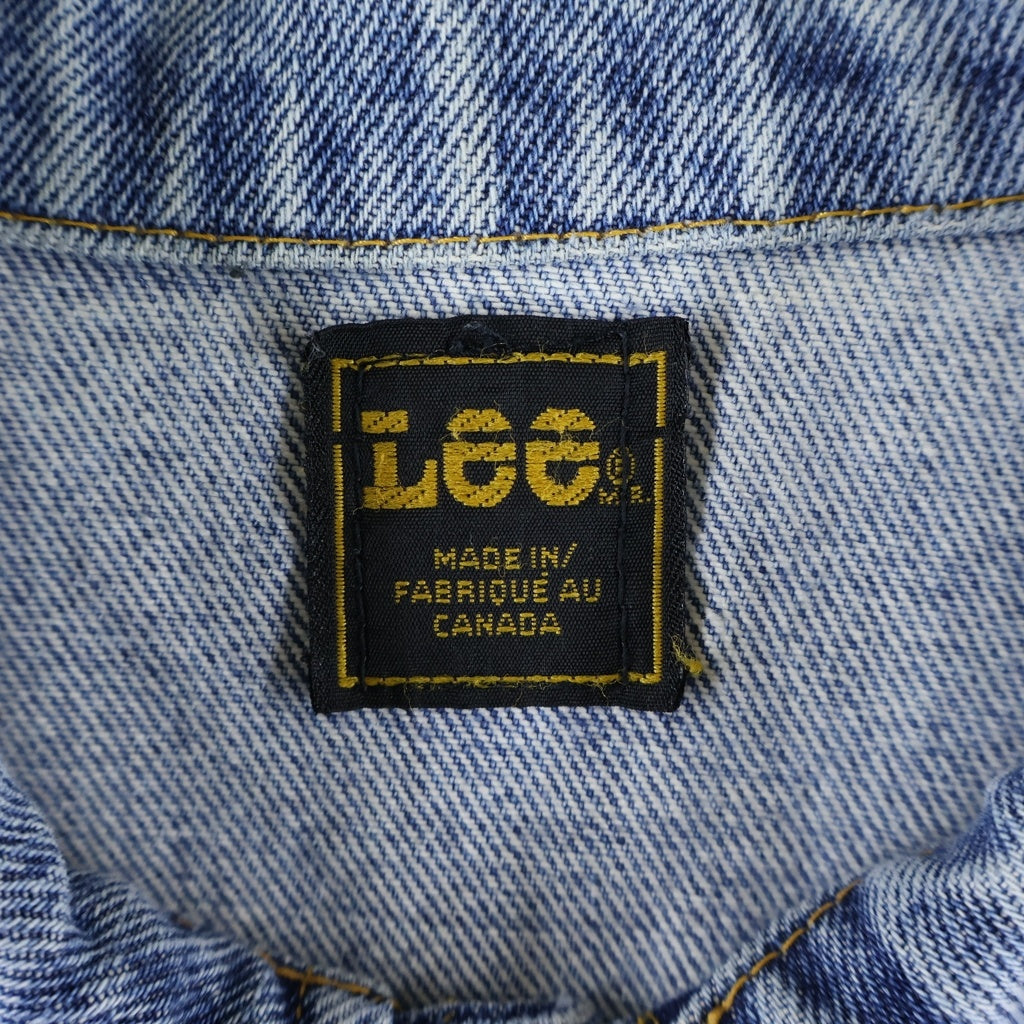 LEE(リー) 80S Vinteage Denimu Jacket 四角黒タグ カナダ製 ビンテージ デニムジャケット インディゴ