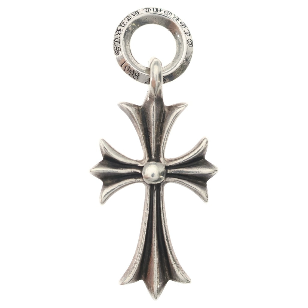 CHROME HEARTS(クロムハーツ) TINY CH CROSS タイニーCHクロス チャーム ネックレストップ シルバー BCA382