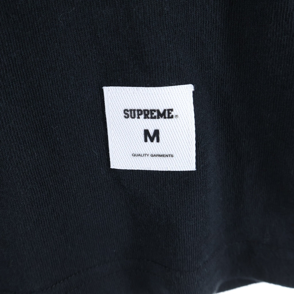 SUPREME(シュプリーム) 24SS Old English S/S TOP フロントロゴ刺繍 半袖Tシャツカットソー ブラック
