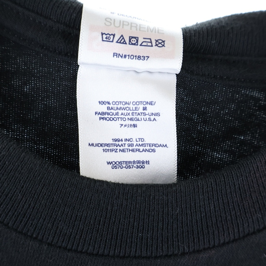 SUPREME(シュプリーム) 24SS Futura Box Logo Tee フューチュラ ボックス ロゴ プリント 半袖Tシャツカットソー ブラック