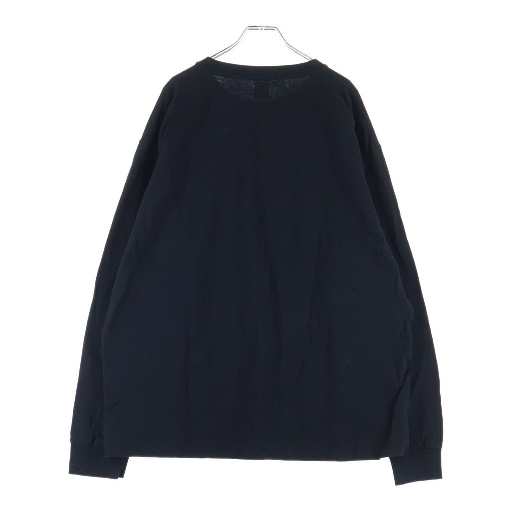 HUMAN MADE(ヒューマンメイド) Heart L/S T-Shirt ハート ロングスリーブTシャツ フロントプリント ブラック HM25CS046