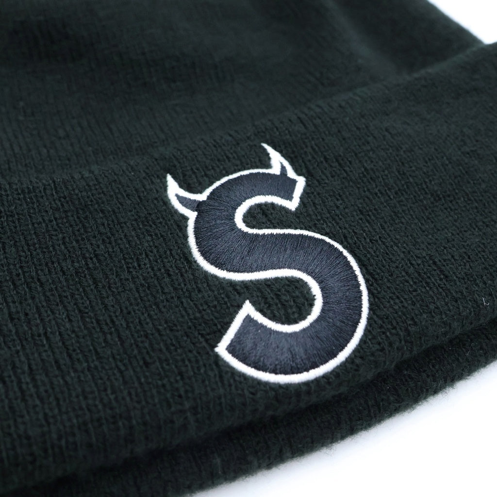 SUPREME(シュプリーム) 22AW×New Era S Logo Beanie ニューエラ ビーニー Sロゴ ブラック