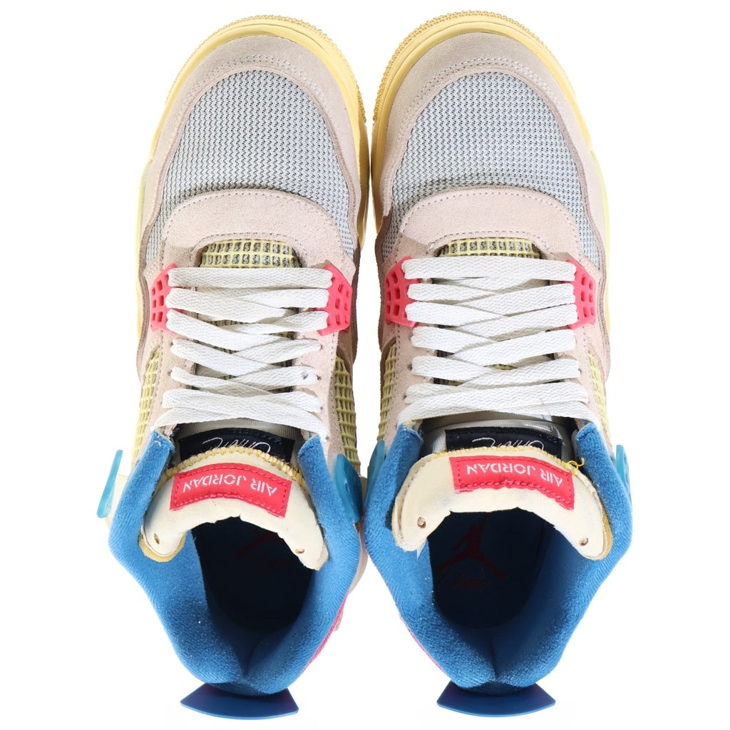 NIKE(ナイキ) ×UNION AIR JORDAN 4 GUAVA ICE DC9533-800 ユニオン エアジョーダン4 グァバアイス ハイカットスニーカー マルチ US9/27.0cm DC9533-80