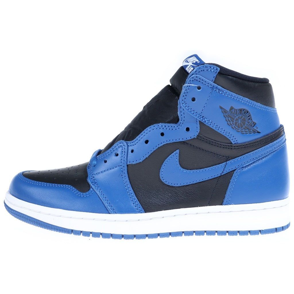 NIKE(ナイキ) AIR JORDAN 1 RETRO HIGH OG エアジョーダン1 レトロ ハイカットスニーカー ブラック/ブルー US8.5/26.5cm 555088-404