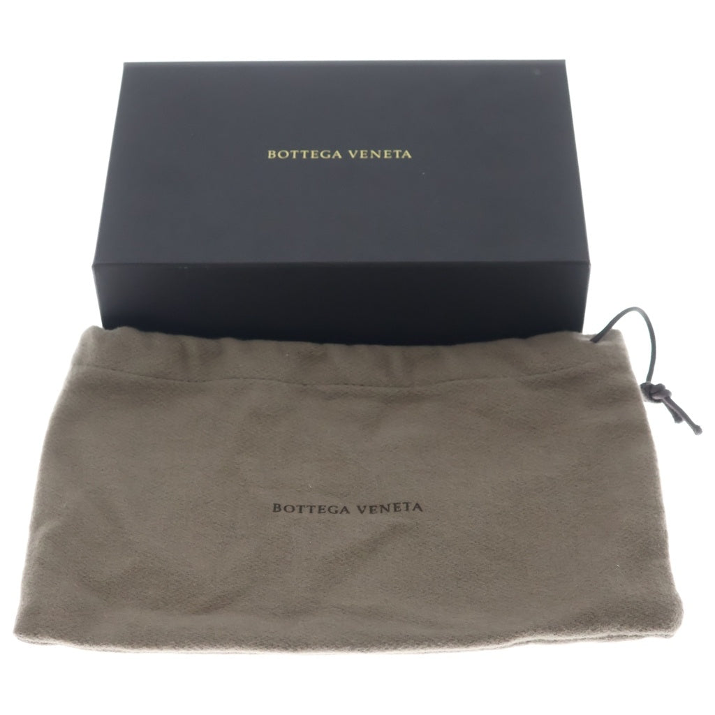 BOTTEGA VENETA(ボッテガヴェネタ) イントレチャート レザー 三つ折り財布 コンパクトウォレット ブラック 515385
