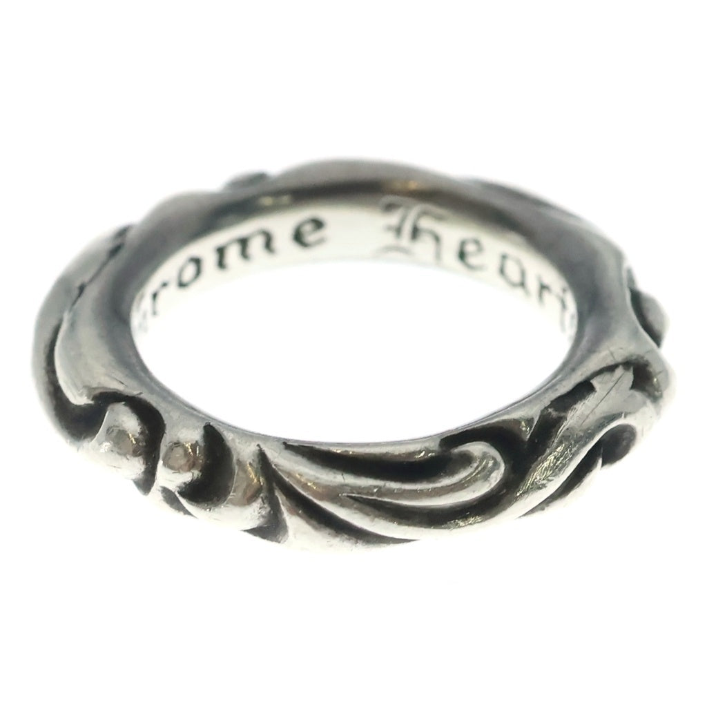 CHROME HEARTS(クロムハーツ) SCRL BAND スクロールバンド リング シルバー BCA351