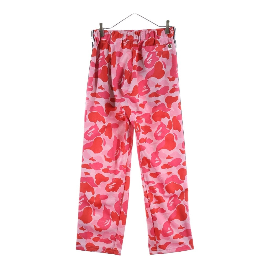 A BATHING APE(アベイシングエイプ) ABC CAMO RELAXED FIT TRACK PANTS カモ リラックス フィット パンツ ピンク 1L20152003