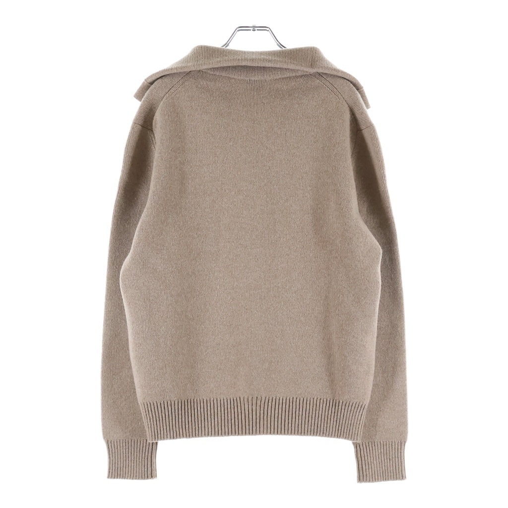 BOTTEGA VENETA(ボッテガヴェネタ) Compact Wool Cardigan コンパクト ウール カーディガン ベージュ 804796 V4QJ0 2166