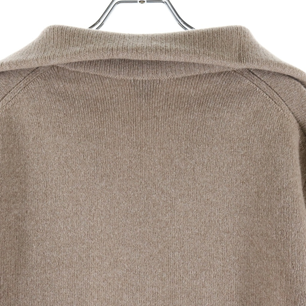 BOTTEGA VENETA(ボッテガヴェネタ) Compact Wool Cardigan コンパクト ウール カーディガン ベージュ 804796 V4QJ0 2166