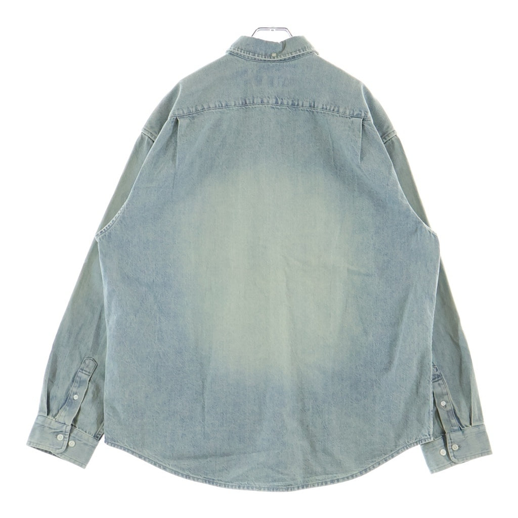 SUPREME(シュプリーム) 26AW SMALL BOX SHIRT スモール ボックスロゴ 長袖シャツ カットソー インディゴ