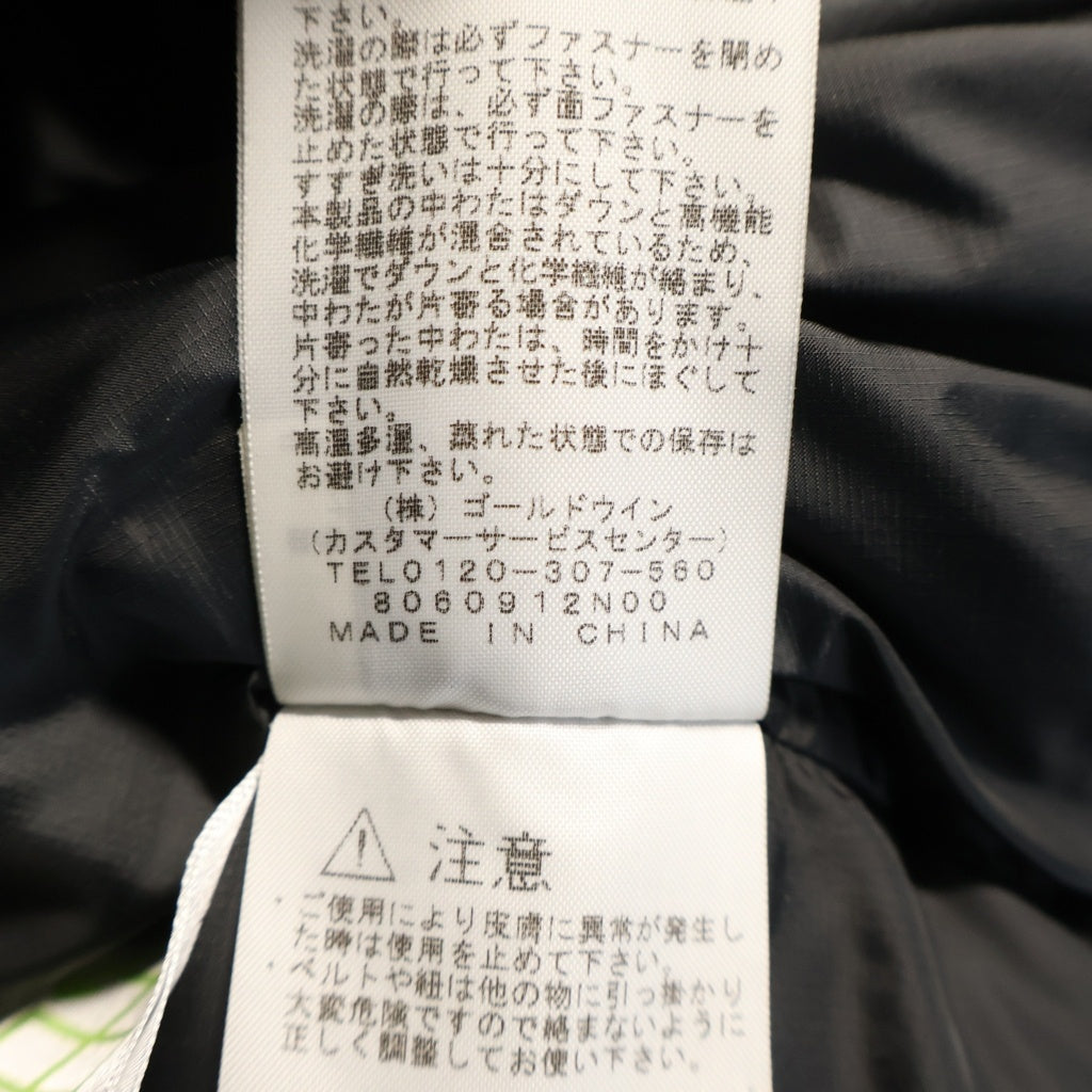 THE NORTH FACE(ザノースフェイス) EXPLORE HIM COAT エクスプローラー ヒム コート フロントロゴ刺繍 ダウンジャケット ブラック ND91862