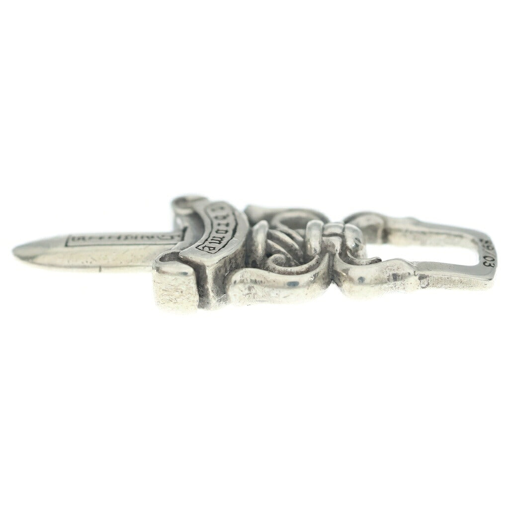 CHROME HEARTS(クロムハーツ) #5DAGGER ZIP1 #5ダガーチャーム シルバーネックレストップ