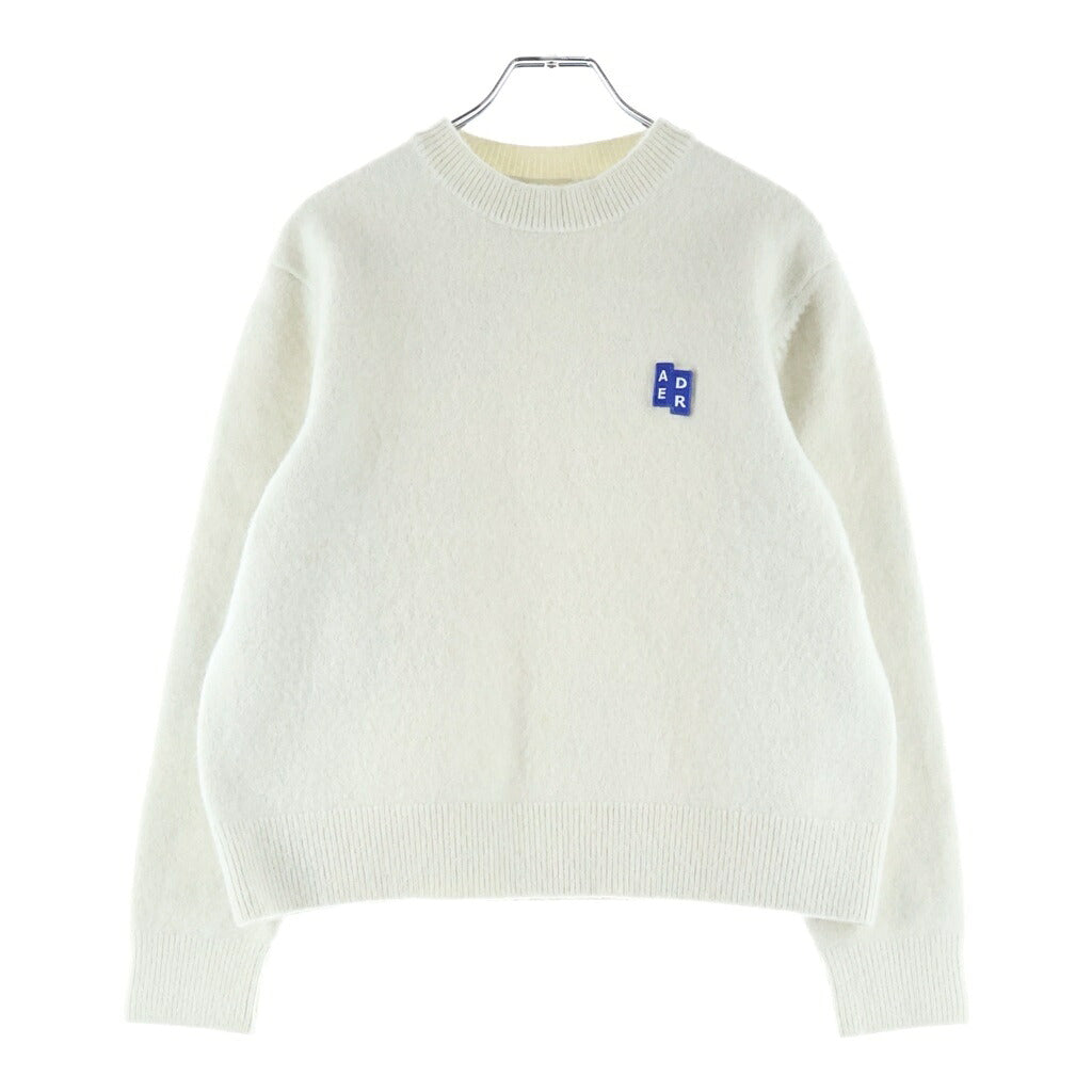 ADER ERROR(アーダーエラー) 26AW テトリスロゴパッチ ウール ニット セーター アイボリー BO42FYKT0101OT