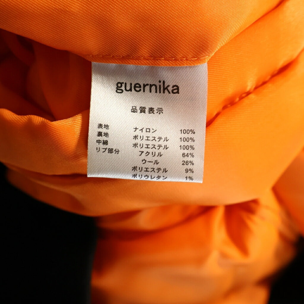 GUERNIKA(ゲルニカ) Duck MA-1 グラフィックワッペン ペイント ジャケット ブラック