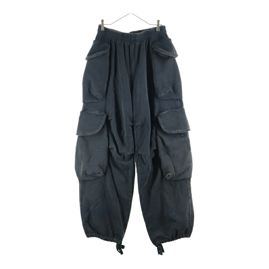 entire studios(エンタイア スタジオ) HEAVY GOCAR SWEAT PANTS ヘビー ゴカー スウェット カーゴパンツ ブラック ES2379