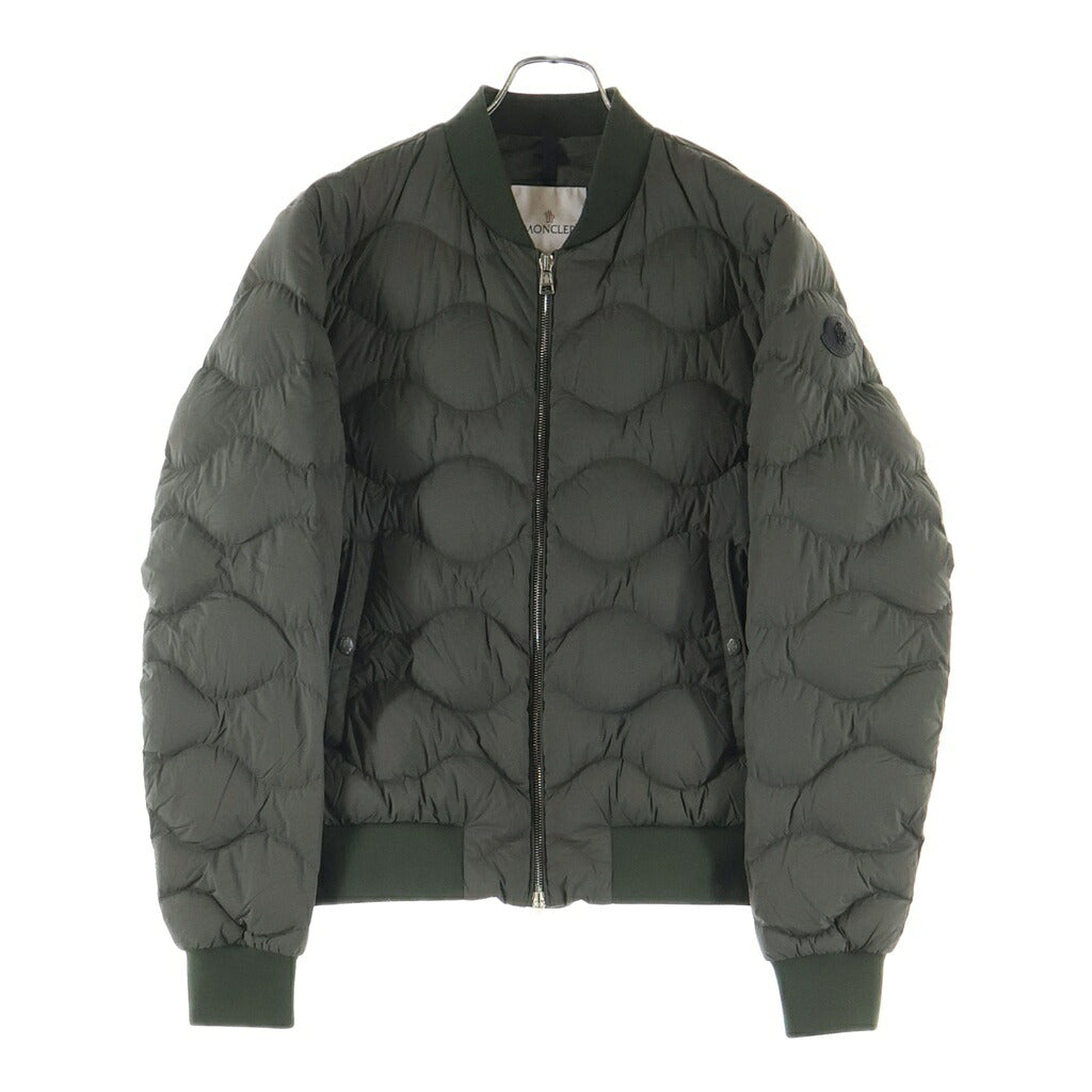 MONCLER(モンクレール) BOLELY GIUBBOTTO WAVE QUILTED ZIP UP DOWN JACKET ボレリー ウェーブキルティング ジップアップ ダウンジャケット カーキ F10911A50300