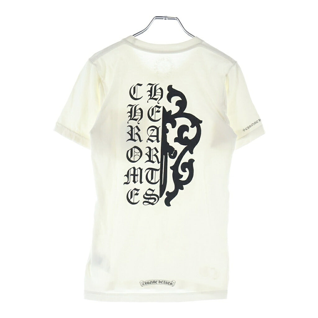 CHROME HEARTS(クロムハーツ) Vine Dagger S/S Tee ヴァインダガープリント 半袖Tシャツ カットソー ホワイト