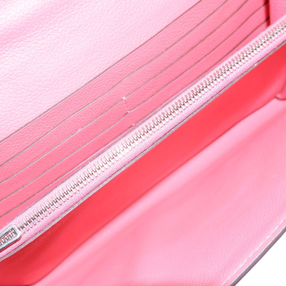 HERMES(エルメス) コンスタンストゥーゴー ローズアザレ エバーカラー SV金具 Y刻印 ロングウォレット ショルダーウォレット ピンク