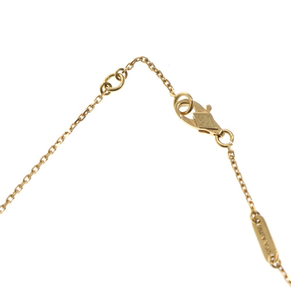 Van Cleef & Arpels(ヴァンクリーフアンドアーペル) スウィート アルハンブラ マザーオブパール ネックレス Au750YG イエローゴールド ジュエリー VCARF69100