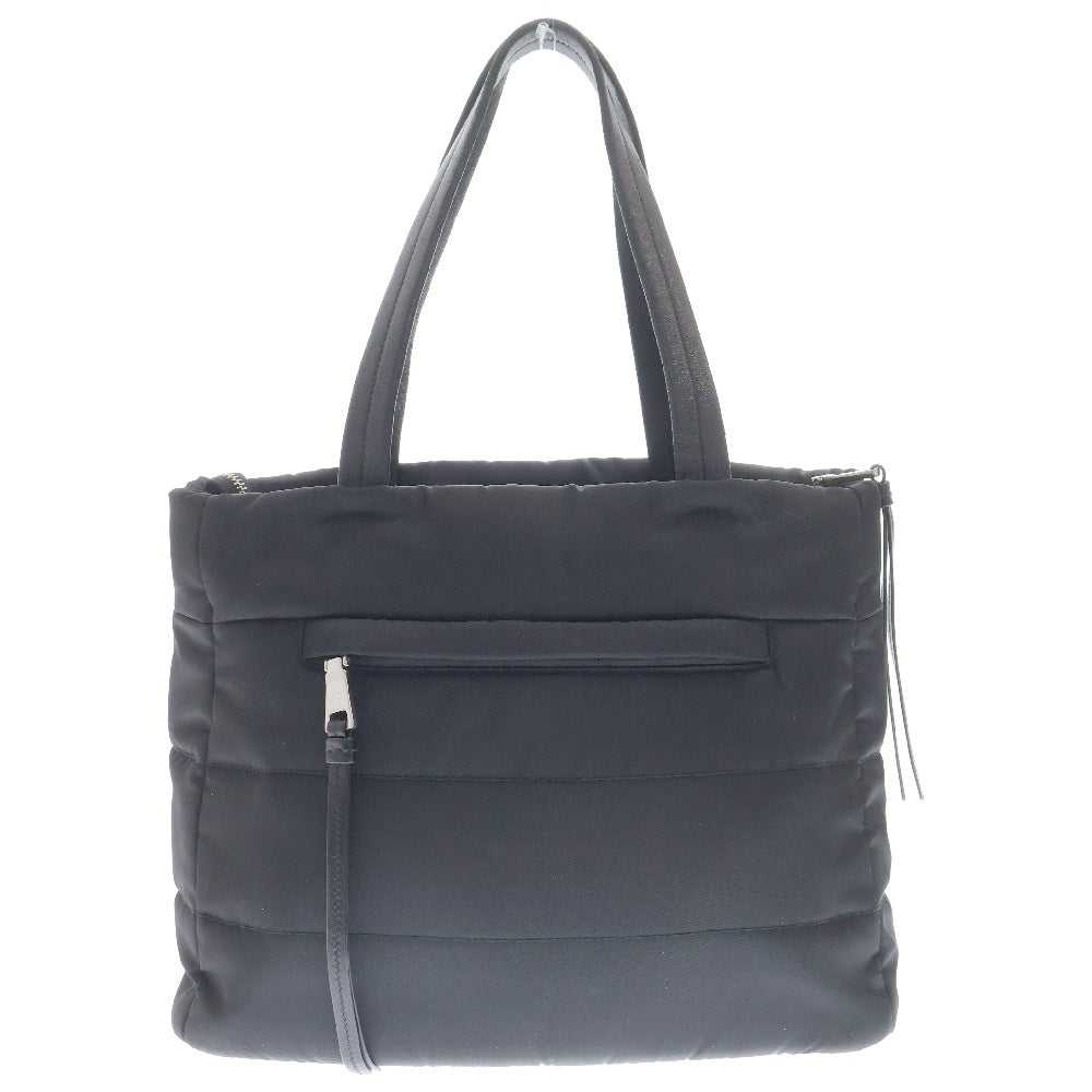PRADA(プラダ) テスート トートバッグ ハンドバッグ ブラック ナイロン×レザー トライアングルロゴ 1BG056