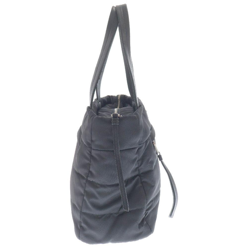 PRADA(プラダ) テスート トートバッグ ハンドバッグ ブラック ナイロン×レザー トライアングルロゴ 1BG056