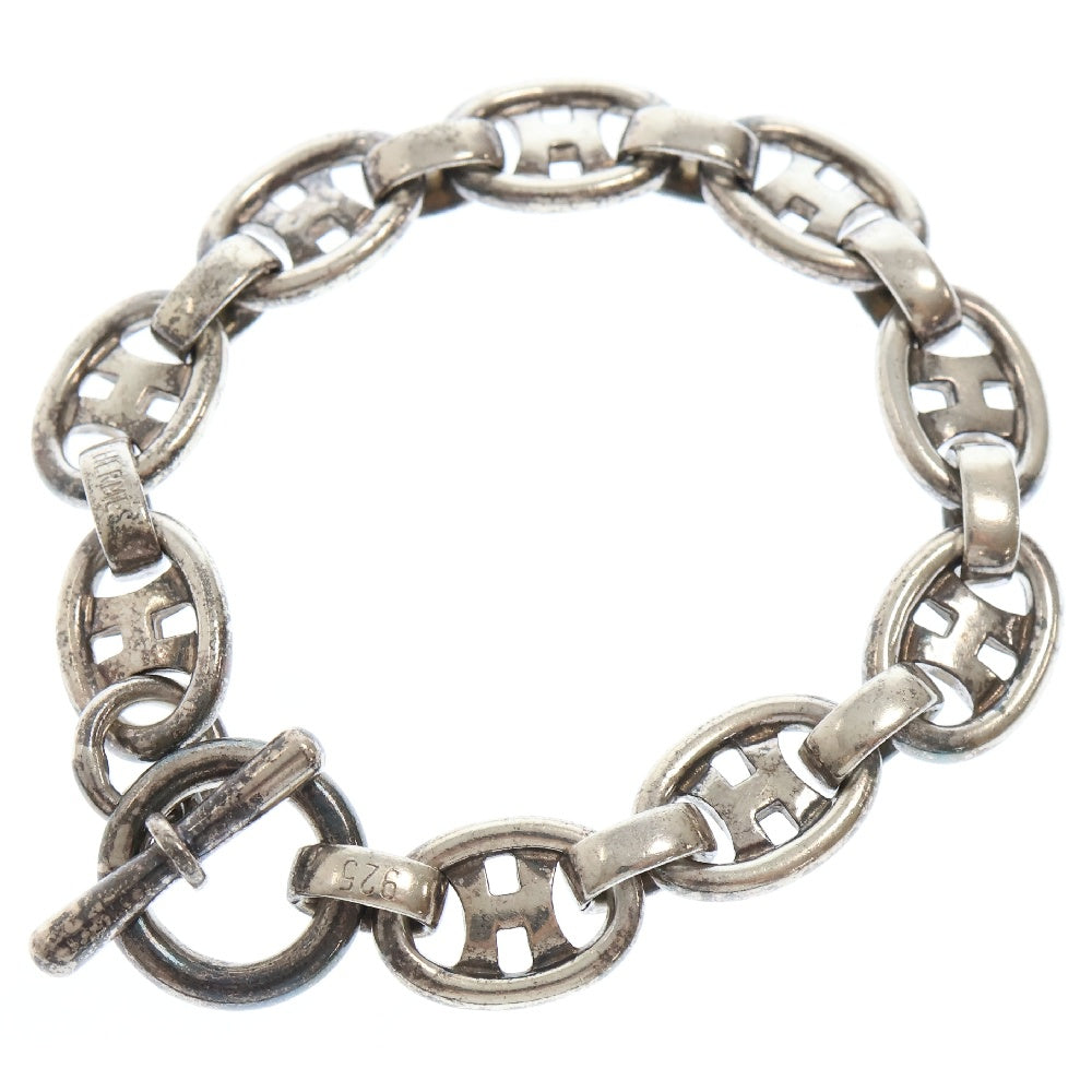 HERMES(エルメス) Hロゴ ブレスレット 925 シルバー ヴィンテージ アクセサリー