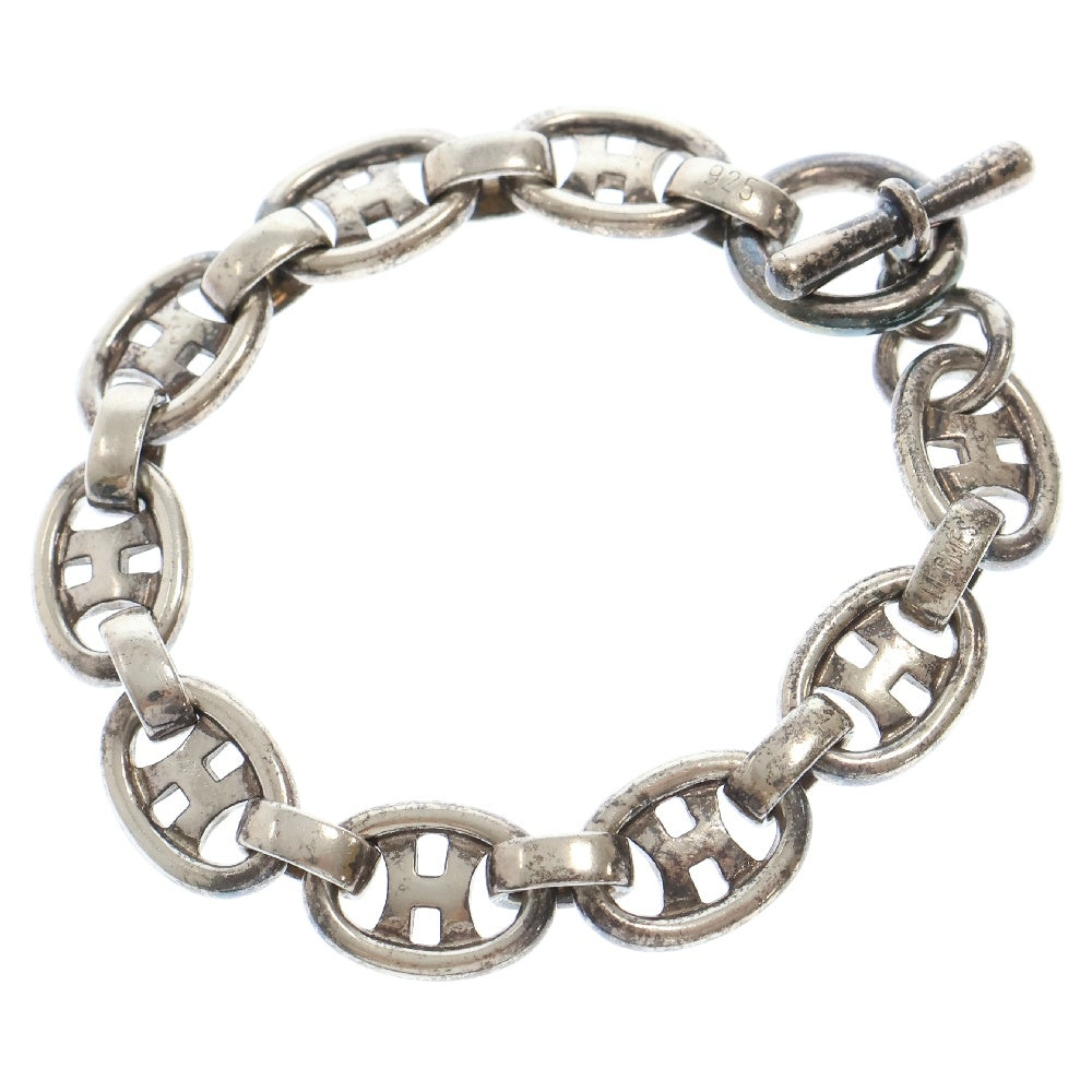 HERMES(エルメス) Hロゴ ブレスレット 925 シルバー ヴィンテージ アクセサリー
