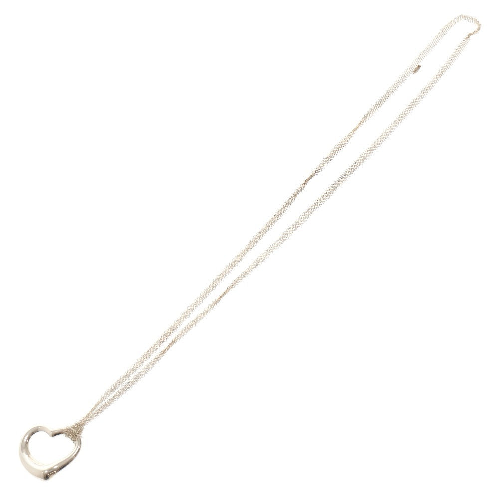 TIFFANY&Co(ティファニー) オープンハート メッシュ ラージ ネックレス SV925 シルバー アクセサリー