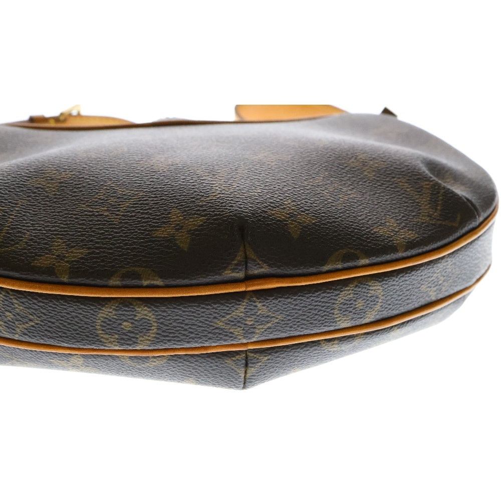 LOUIS VUITTON(ルイヴィトン) モノグラム ポシェット・クロワッサン ブラウン PVCレザー ショルダーバッグ M51510