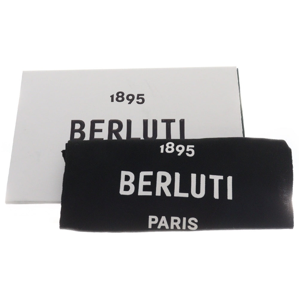 Berluti(ベルルッティ) イタウバワイド スクリット カリグラフィ レザーセカンドバッグ クラッチバッグ ブラック