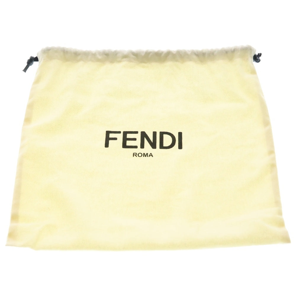 FENDI(フェンディ) キャナイ リボン 2WAYバッグ ハンドバッグ ショルダーバッグ シルバー金具 ピンク レザー