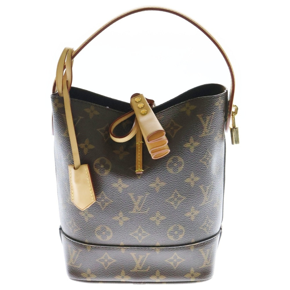 LOUIS VUITTON(ルイヴィトン) モノグラム イドール ミニトートバッグ ハンドバッグ ブラウン ゴールド金具 レザー×PVC M94600 NN14