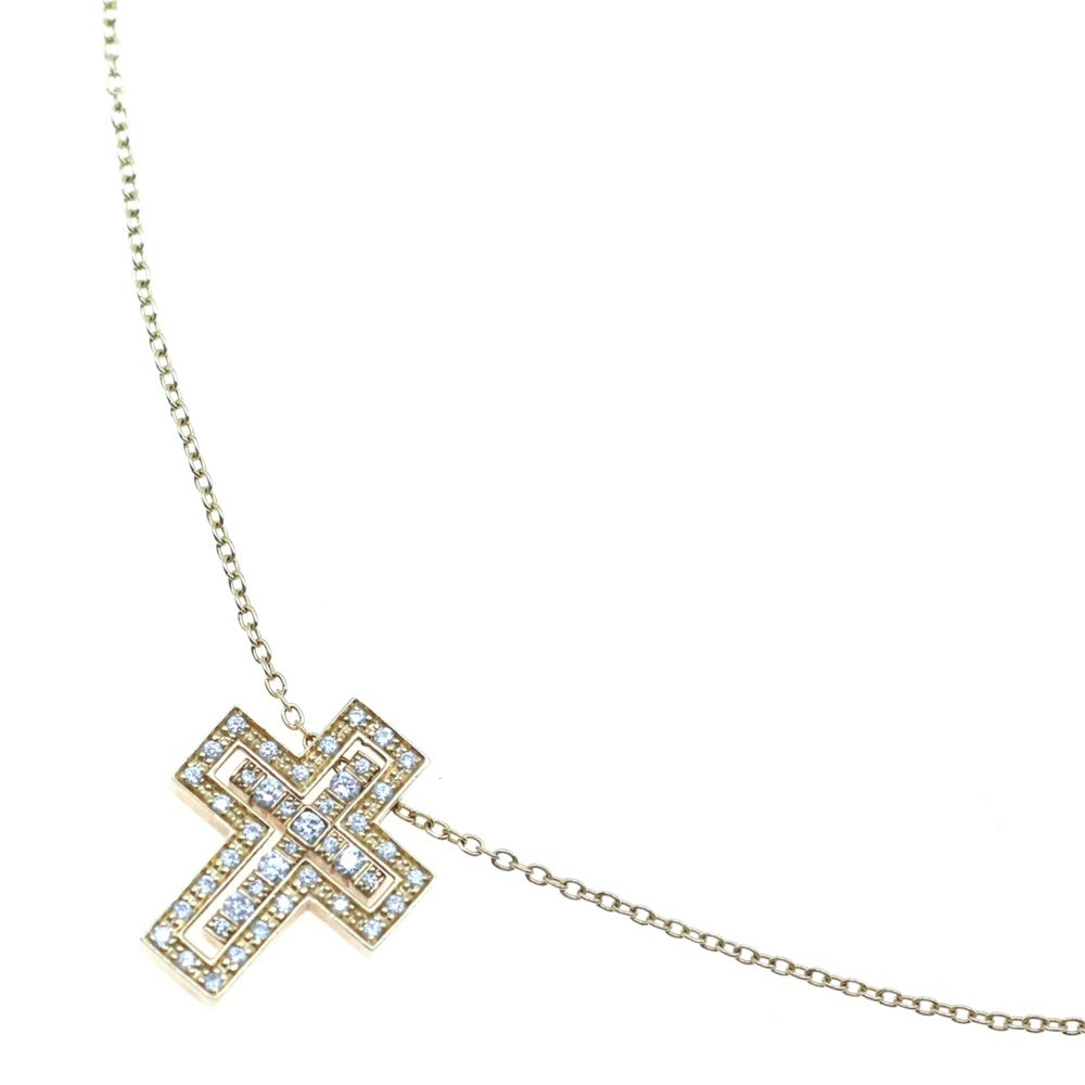 DAMIANI(ダミアーニ) ベルエポックXXS クロス ダイヤモンド ネックレス K18YG イエローゴールド 20083570 ジュエリー アクセサリー