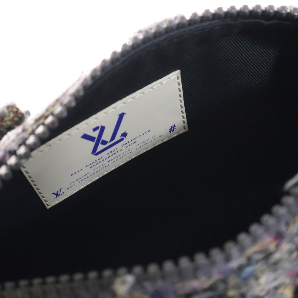 LOUIS VUITTON(ルイヴィトン) LVフェルト キーポルXS 2WAYバッグ ハンドバッグ ショルダーバッグ グレー フェルト×レザー M80821
