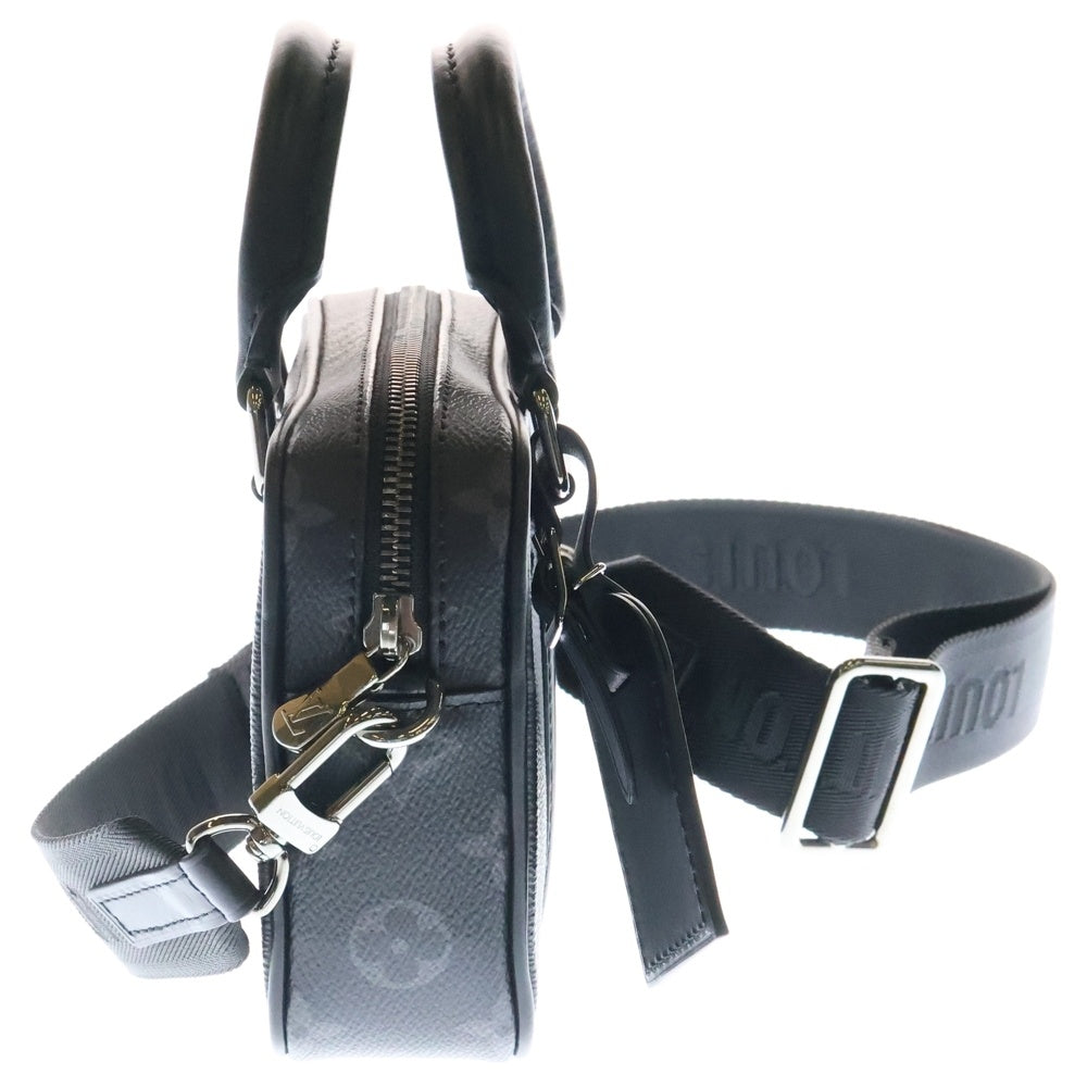 LOUIS VUITTON(ルイヴィトン) ナノ PVD モノグラム エクリプス 2WAY キャンバス レザー ハンド ショルダーバッグ M82770 RFID