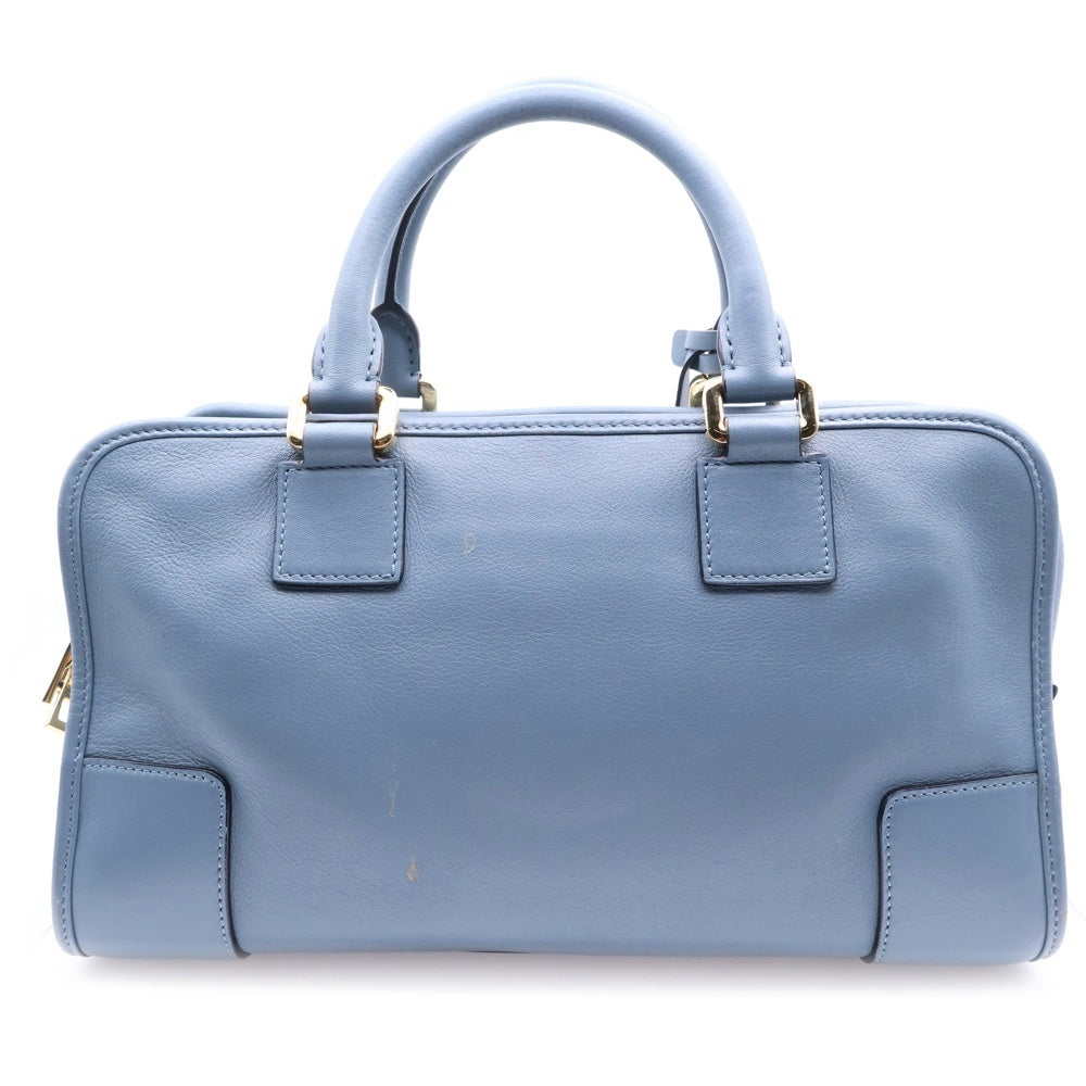 LOEWE(ロエベ) アマソナ28 2WAYハンドバッグ ショルダーバッグ ライトブルー ゴールド金具 レザー