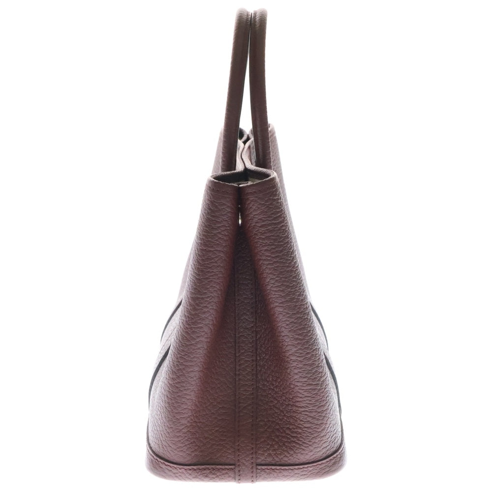 HERMES(エルメス) ガーデンパーティ TPM ボルドー ネゴンダ シルバー金具 D刻印 ハンドバッグ