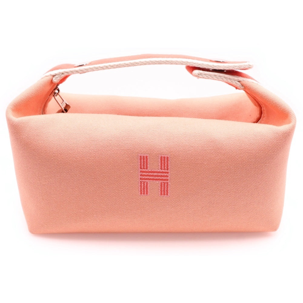 HERMES(エルメス) ブリットアブラックPM グアバ キャンバス ポーチ ケース セカンドバッグ オレンジ