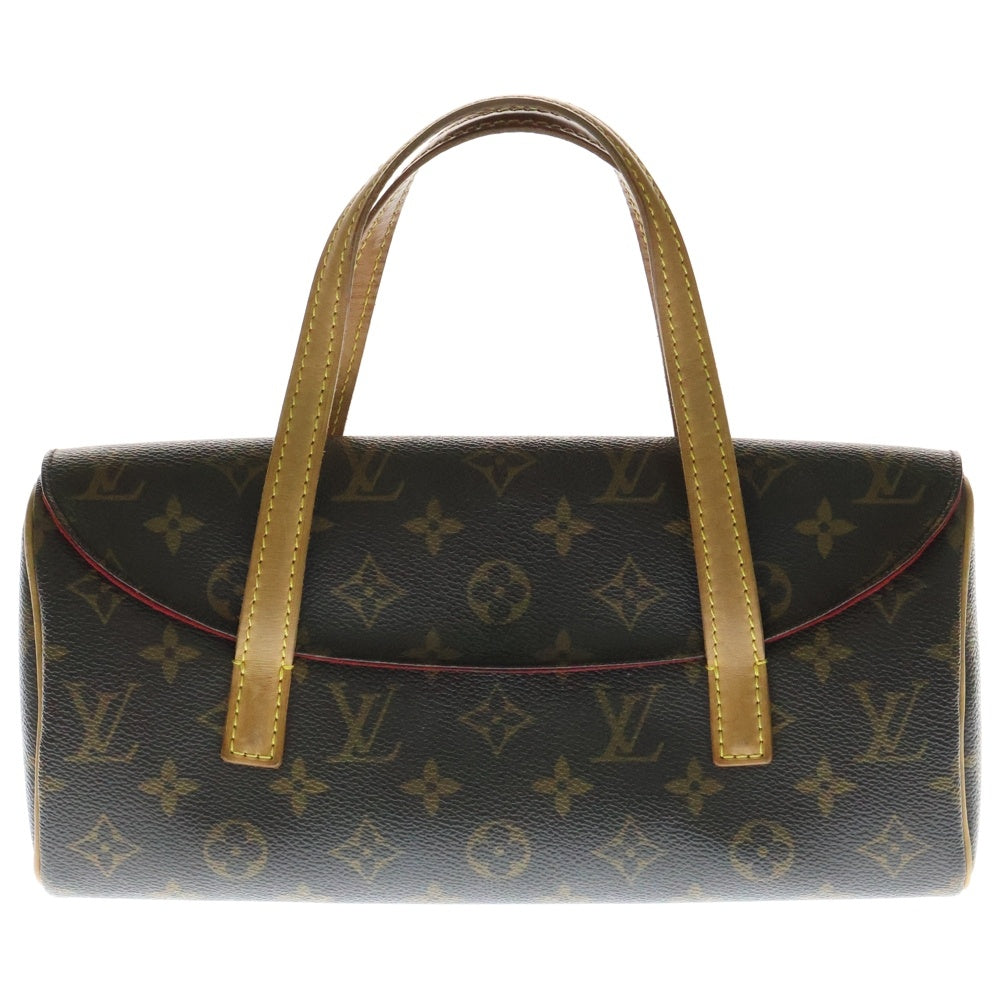 LOUIS VUITTON(ルイヴィトン) ソナチネ モノグラム PVC レザー ハンドバッグ ゴールド金具 ブラウン M51902