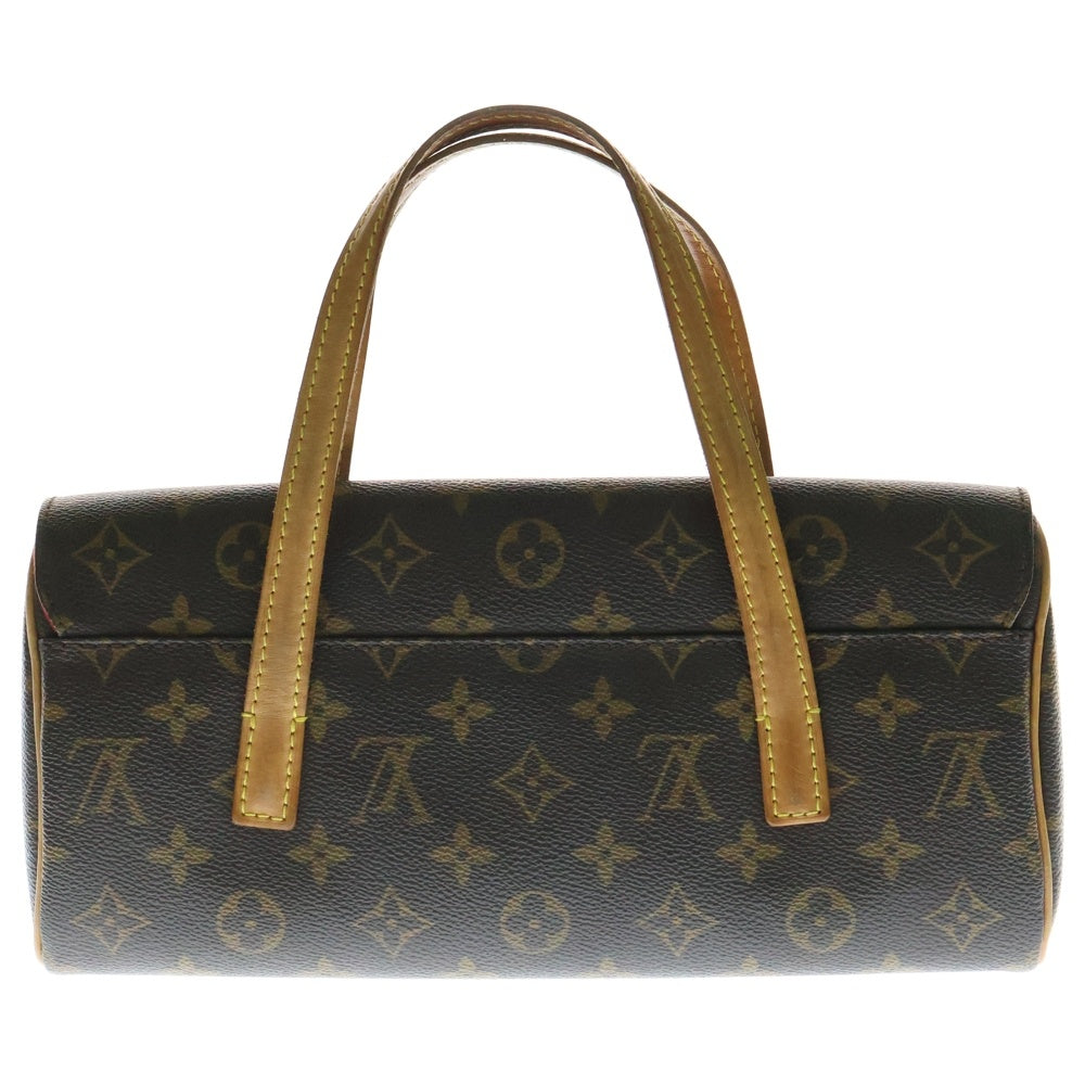 LOUIS VUITTON(ルイヴィトン) ソナチネ モノグラム PVC レザー ハンドバッグ ゴールド金具 ブラウン M51902