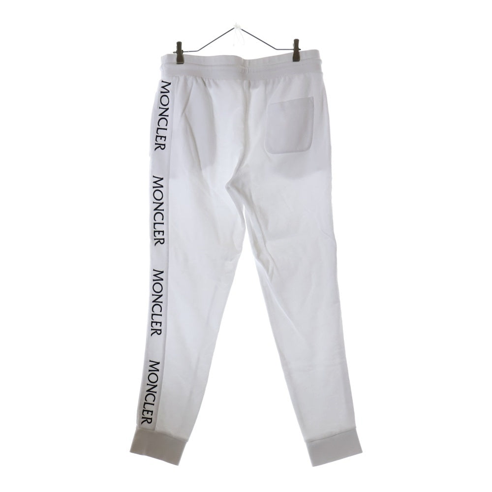 MONCLER(モンクレール) 20SS ロゴ刺繍 スウェットトラック ジョガーパンツ ホワイト F10918H71260 8098U