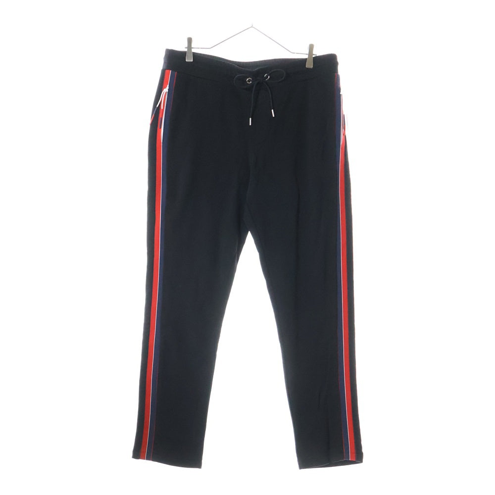 MONCLER(モンクレール) 22SS ロゴプリント サイドライン スウェットトラック ジョガーパンツ ネイビー H10918H00005 809KR