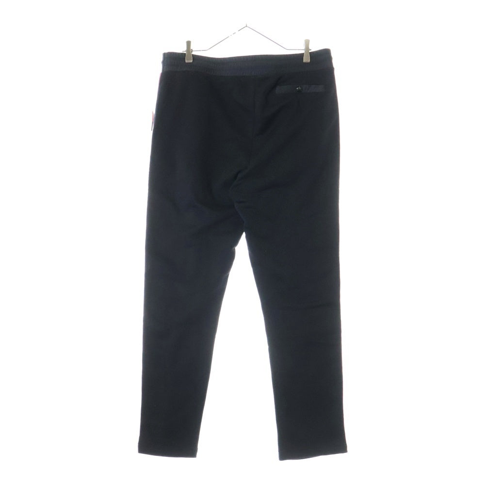 MONCLER(モンクレール) 22SS ロゴプリント サイドライン スウェットトラック ジョガーパンツ ネイビー H10918H00005 809KR