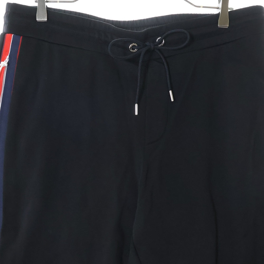 MONCLER(モンクレール) 22SS ロゴプリント サイドライン スウェットトラック ジョガーパンツ ネイビー H10918H00005 809KR
