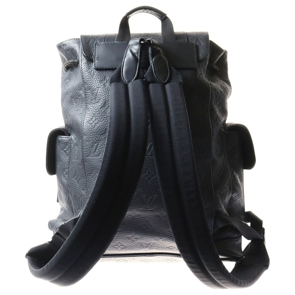 LOUIS VUITTON(ルイヴィトン) モノグラム トリヨン クリストファーPM ノワール ブラック レザー バックパック リュック RFID M20899
