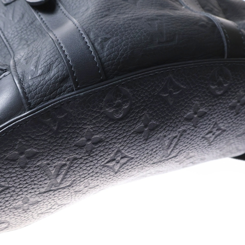 LOUIS VUITTON(ルイヴィトン) モノグラム トリヨン クリストファーPM ノワール ブラック レザー バックパック リュック RFID M20899