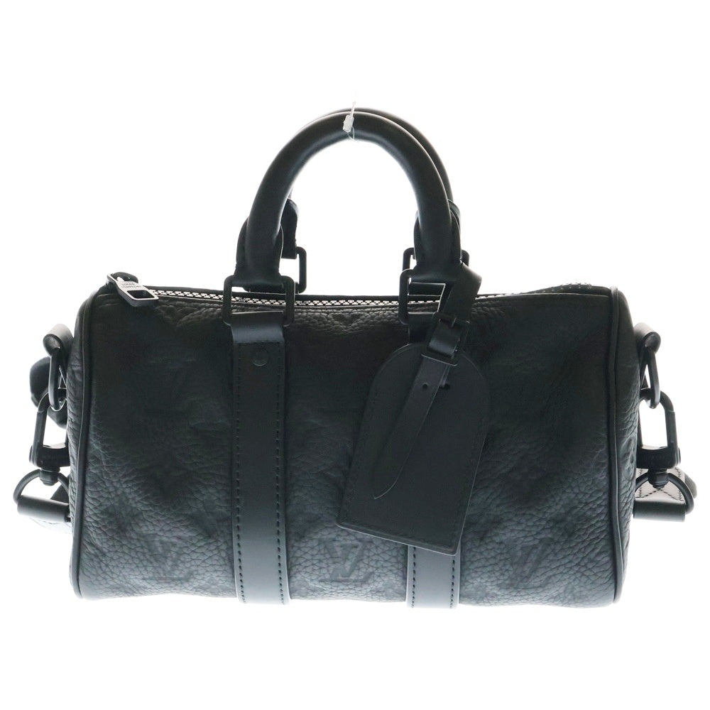 LOUIS VUITTON(ルイヴィトン) モノグラムトリヨン キーポルバンドリエール25 2WAYバッグ ショルダーバッグ ハンドバッグ ブラック レザー ブラック金具 M20900